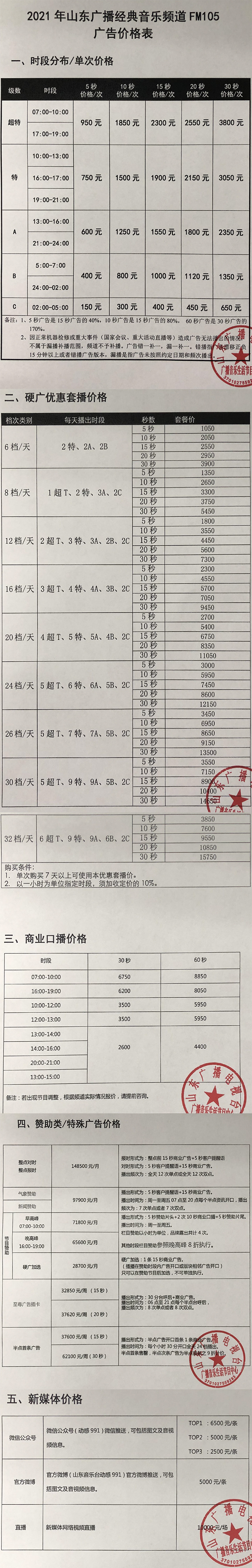 2021山东人民广播电台经典音乐FM105广告报价表.jpg